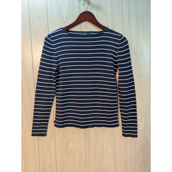Lauren Ralph Lauren Tops - Lauren Ralph Lauren Sweater Womens Medium Ribbed Pullover Crewneck Long Sleeve
